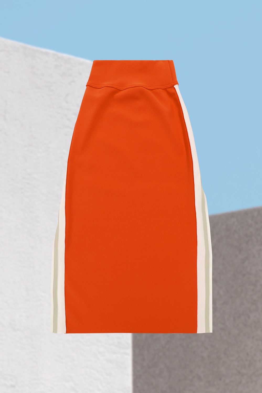 Laura Track Skirt_Vivid Orange