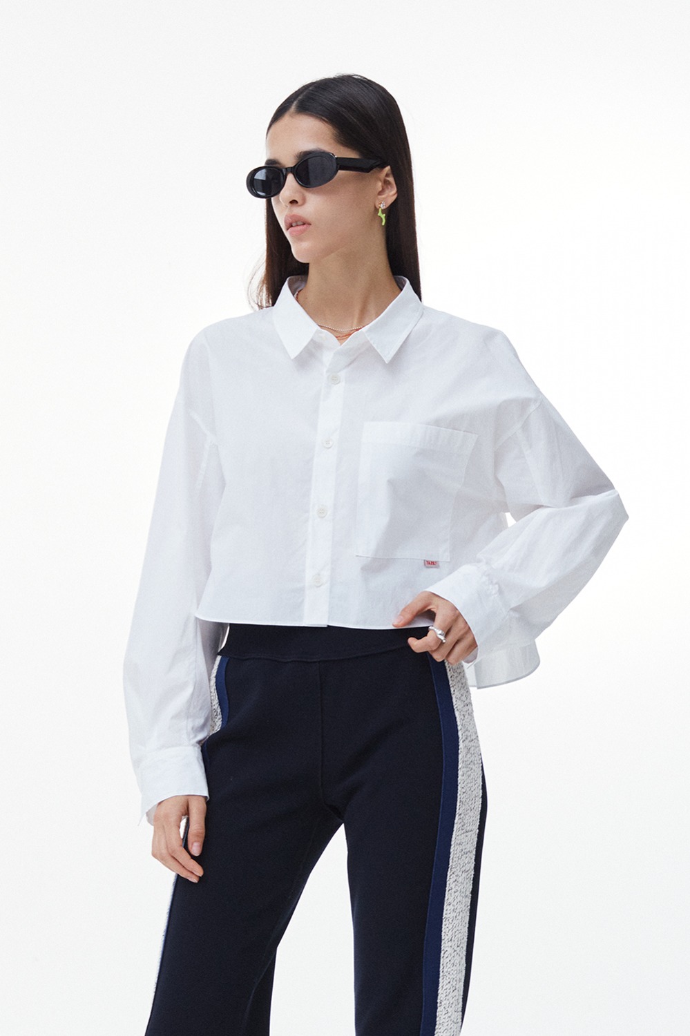 Reco Crop Shirt_White (Cotton)