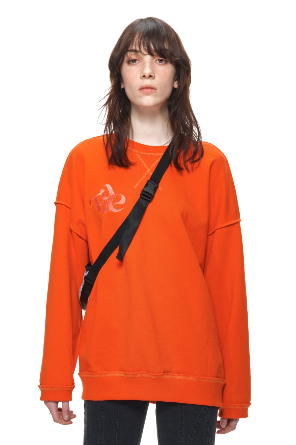 Tenta Overfit  Sweatshirt_Vivid Orange